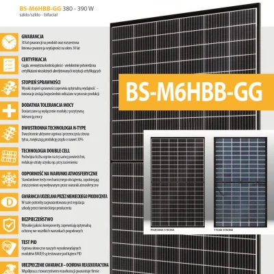 Moduł PV Bauer Solar 385 W