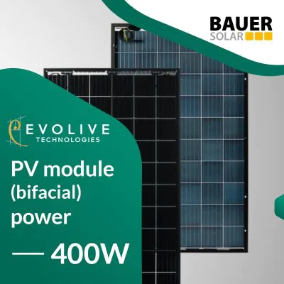 bauer bs 400 108m10hbb gg 400 w solar panel