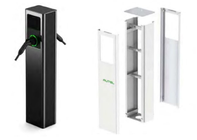 stacja ładowania autel maxicharger ac wallbox socket z ekranem dotykowym, 22kw