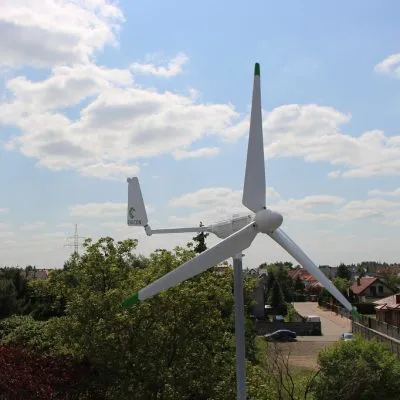 elektrownia wiatrowa 2kw, 230v falcon, pozioma