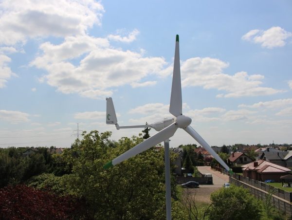 elektrownia wiatrowa 2kw, 230v falcon, pozioma
