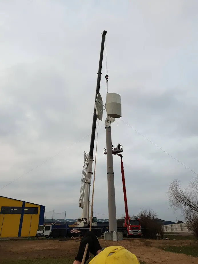 przydomowa elektrownia wiatrowa przepisy prawne maszt turbina