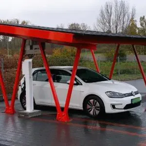 Wiaty stalowe pod panele fotowoltaiczne / Carporty Wiata Min