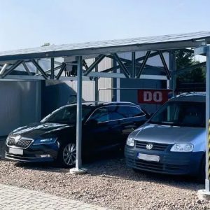 Wiaty stalowe pod panele fotowoltaiczne / Carporty Wiata Min