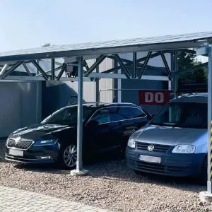 Wiaty stalowe pod panele fotowoltaiczne / Carporty Wiata Min