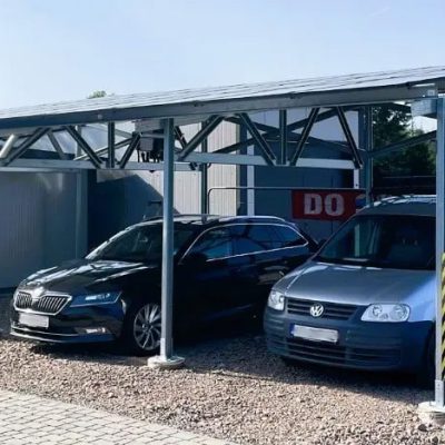Wiaty stalowe pod panele fotowoltaiczne / Carporty Wiata Min